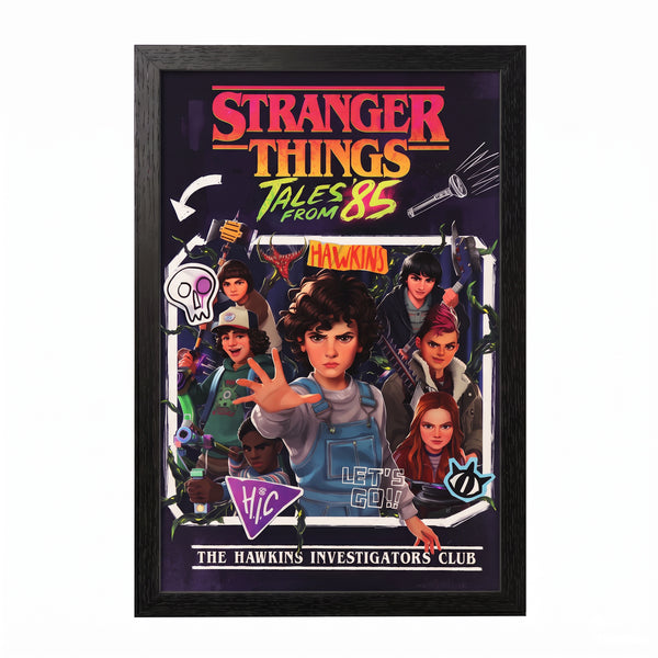 Stranger Things '85 - HIC Team- 11x17 Framed Gel Coat