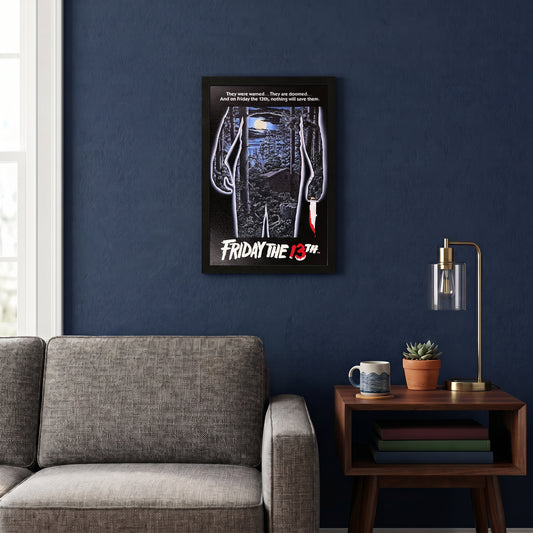 Friday the 13th - One Sheet - Gel-Coated Framed Print (11x17)