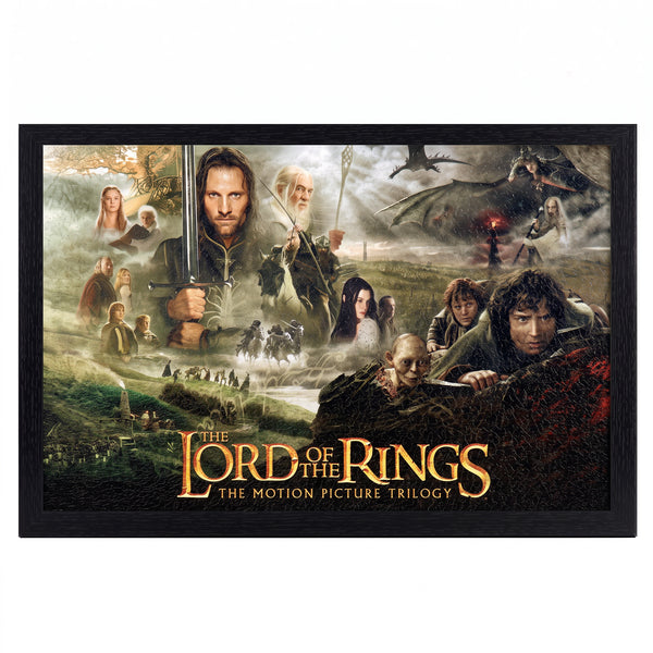 The Lord of the Rings - Trilogy Collage - 11x17 Framed Gel Coat