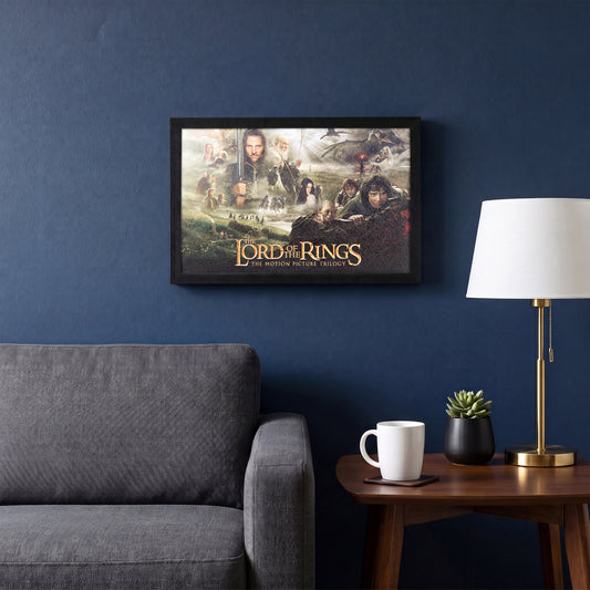 The Lord of the Rings - Trilogy Collage - 11x17 Framed Gel Coat