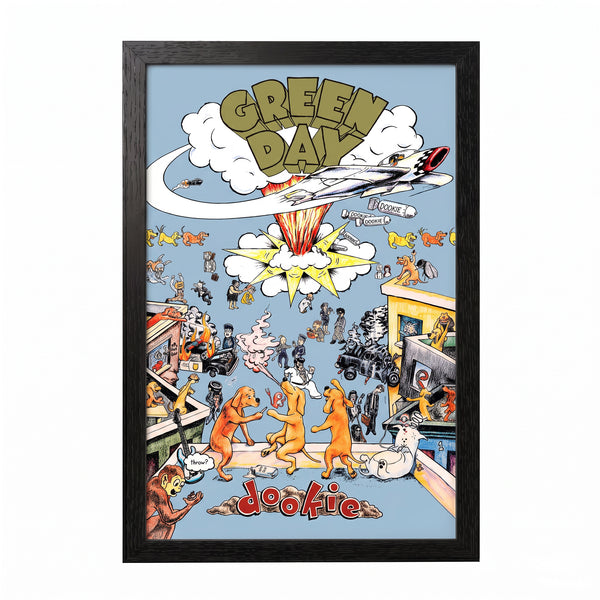 Green Day - Dookie - 11x17 Framed Gel Coat