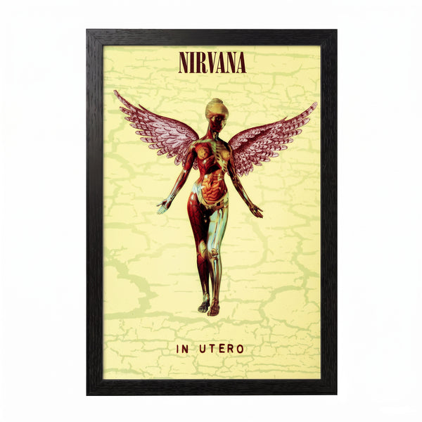 Nirvana - In Utero - 11x17 Framed Gel Coat