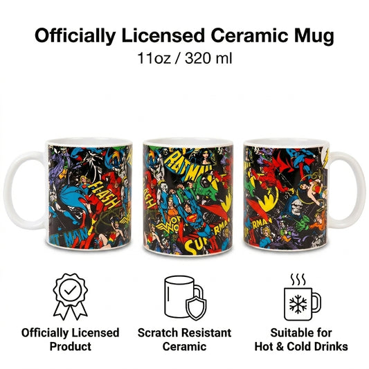 DC Comics - Montage - 11 Oz Mug