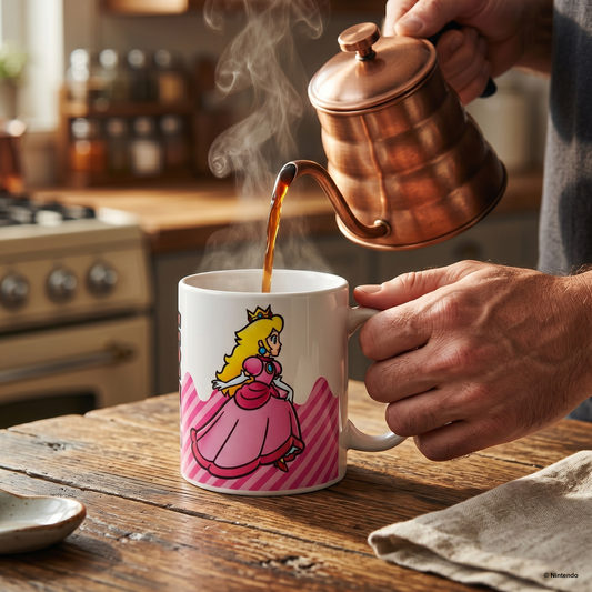 Super Mario – Princess Peach Ceramic Mug (11 oz)