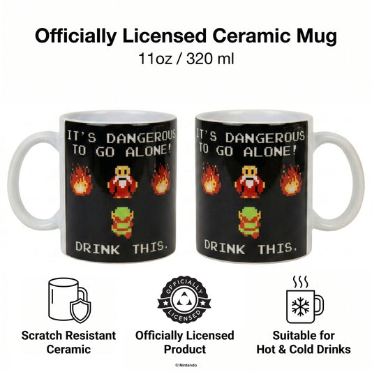 The Legend of Zelda® – Drink This Ceramic Mug (11 oz)
