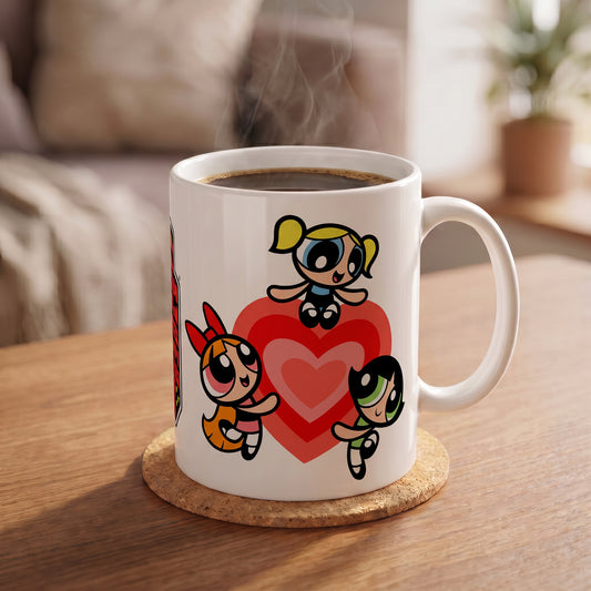 Powerpuff Girls - Hearts - 11 Oz Mug