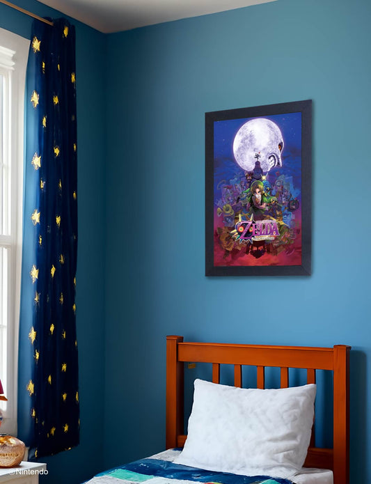 Zelda™: Majora's Mask Framed Poster (11x17) - Official Nintendo Wall Art - lifestyle display