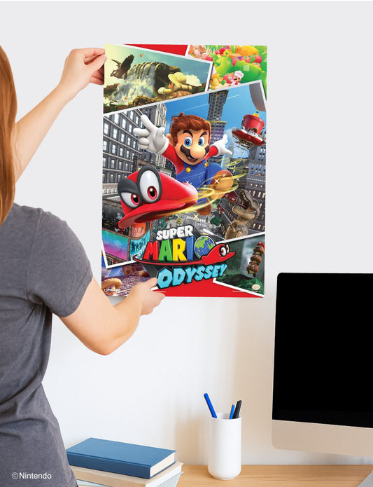 Super Mario Odyssey™ Poster (11x17) - Official Nintendo Wall Art - lifestyle display