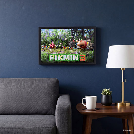 Pikmin 3 – 11" x 17" Framed Gel-Coat Print