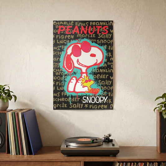 Peanuts - Snoopy & Woodstock Graffiti - 11x17 Poster