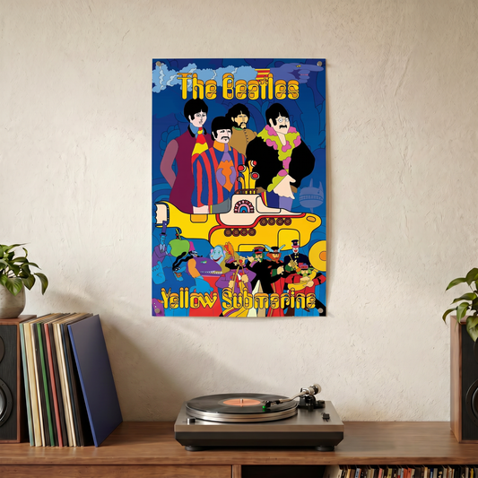 The Beatles - Yellow Submarine-Aquatic - 11x17 Poster
