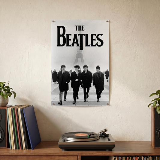 The Beatles - Eiffel Tower - 11x17 Poster