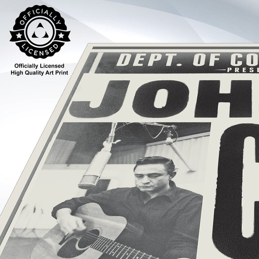 Johnny Cash - Folsom State - 24x36 Unframed Poster