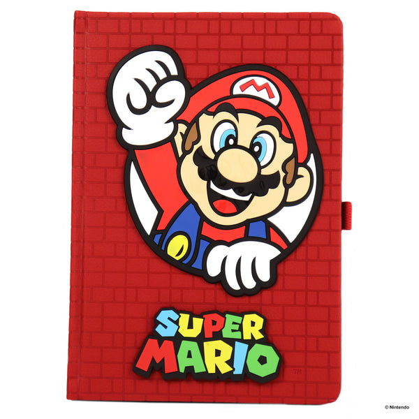 Super Mario - Bricks - A5 Premium Journal with PVC Embellishment