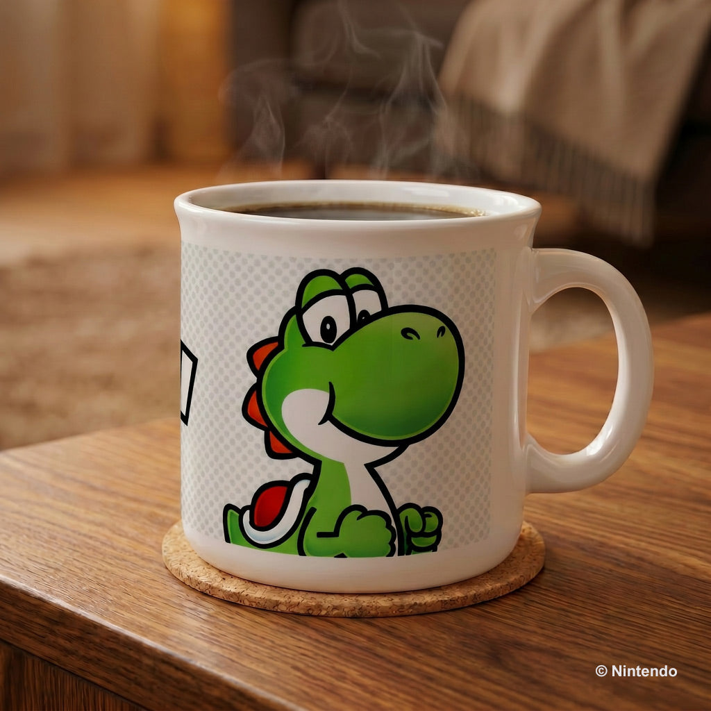Mario – Yoshi-Name Camper Ceramic Mug (20oz)