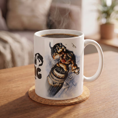 King Kong - Skyscraper Battle Ceramic Mug (11 oz)