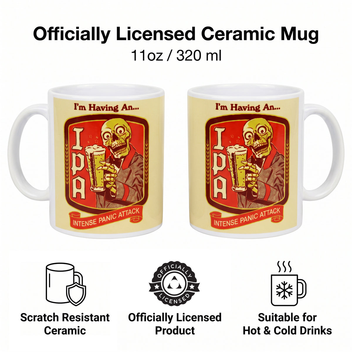 Steven Rhodes - IPA (Intense Panic Attack) - 11 Oz Mug