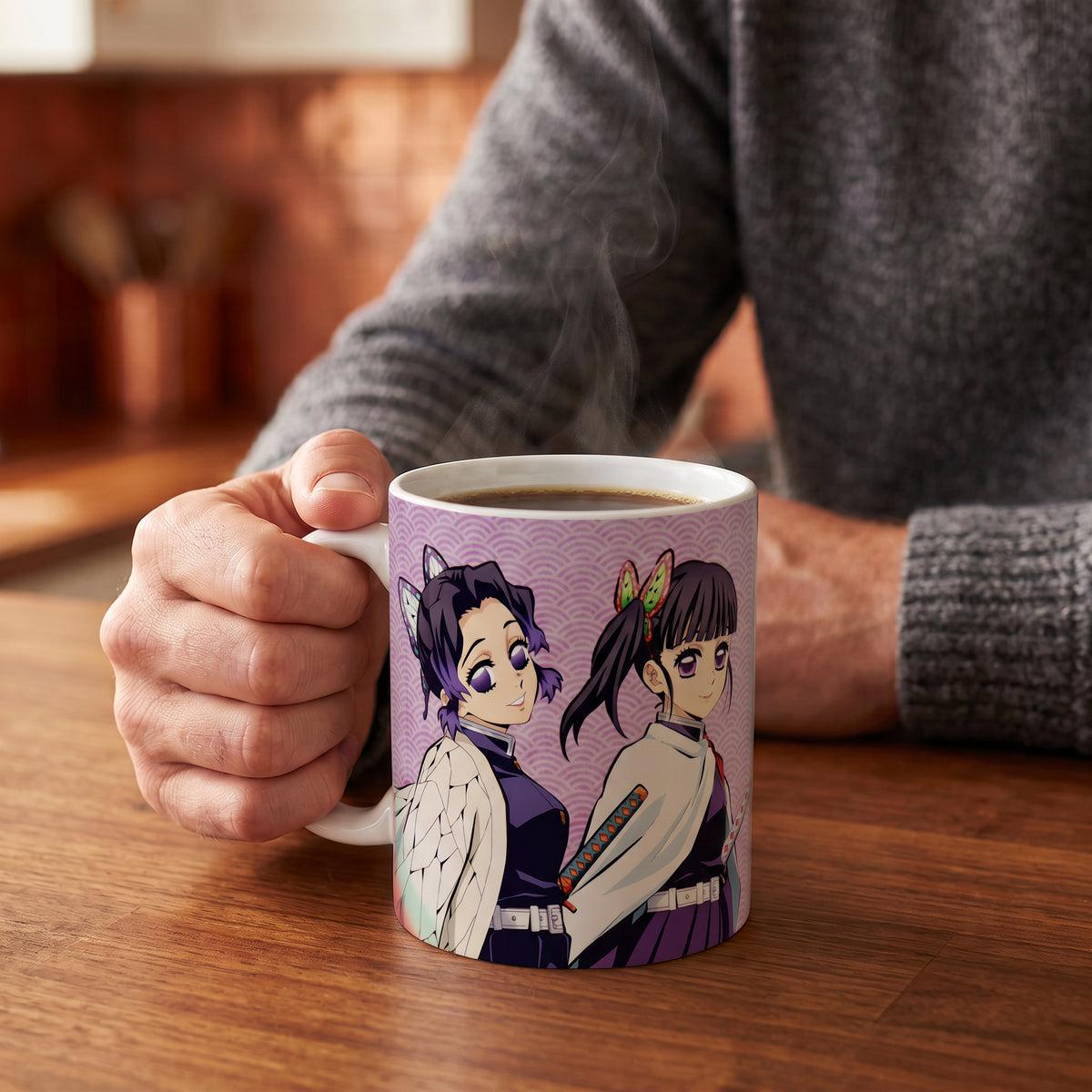 Demon Slayer - Shinobu and Kanao Ceramic Mug (11 oz)