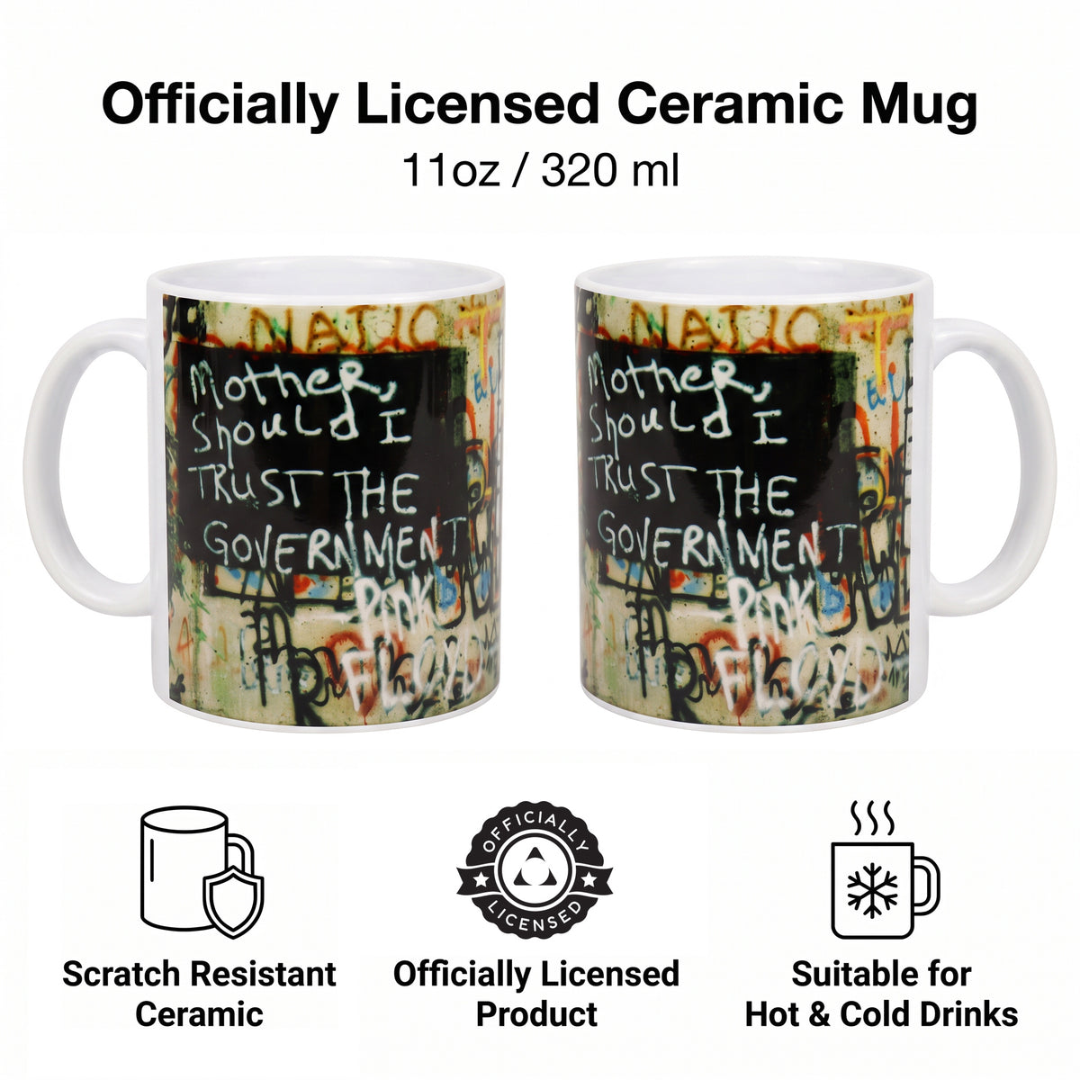 Michael Huttner - The Wall Ceramic Mug (11 oz)