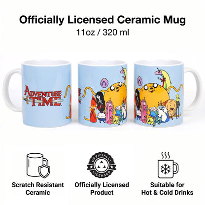 Adventure Time - Mug en céramique de groupe (11 oz)