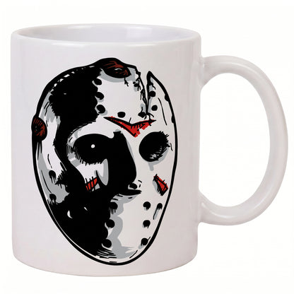 Friday the 13th - Hockey Mask Ceramic Mug (11 oz)