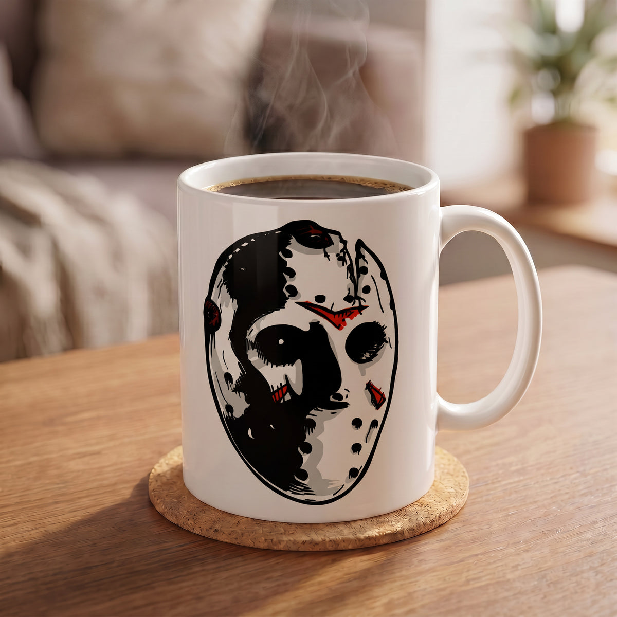 Friday the 13th - Hockey Mask Ceramic Mug (11 oz)