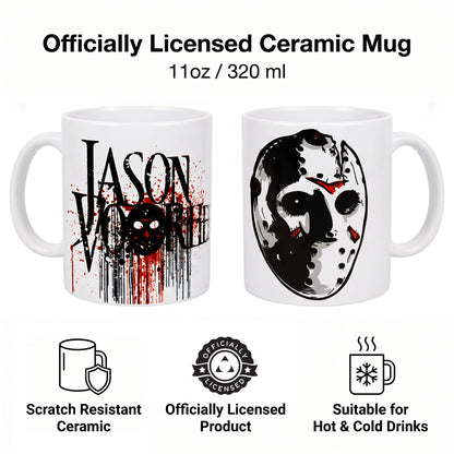 Friday the 13th - Hockey Mask Ceramic Mug (11 oz)