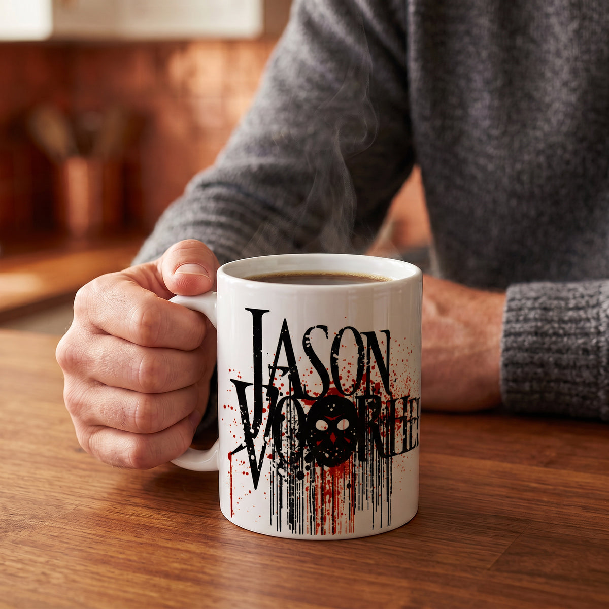 Friday the 13th - Hockey Mask Ceramic Mug (11 oz)