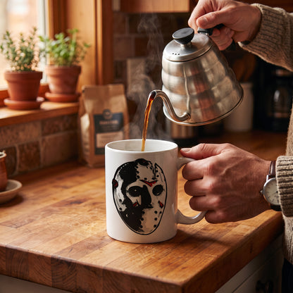 Friday the 13th - Hockey Mask Ceramic Mug (11 oz)