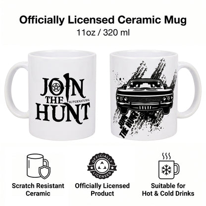 Supernatural - Mug en céramique « Rejoignez la chasse » (11 oz)