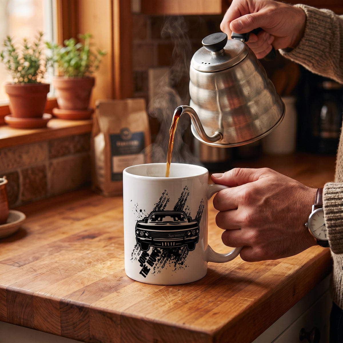 Supernatural - Mug en céramique « Rejoignez la chasse » (11 oz)