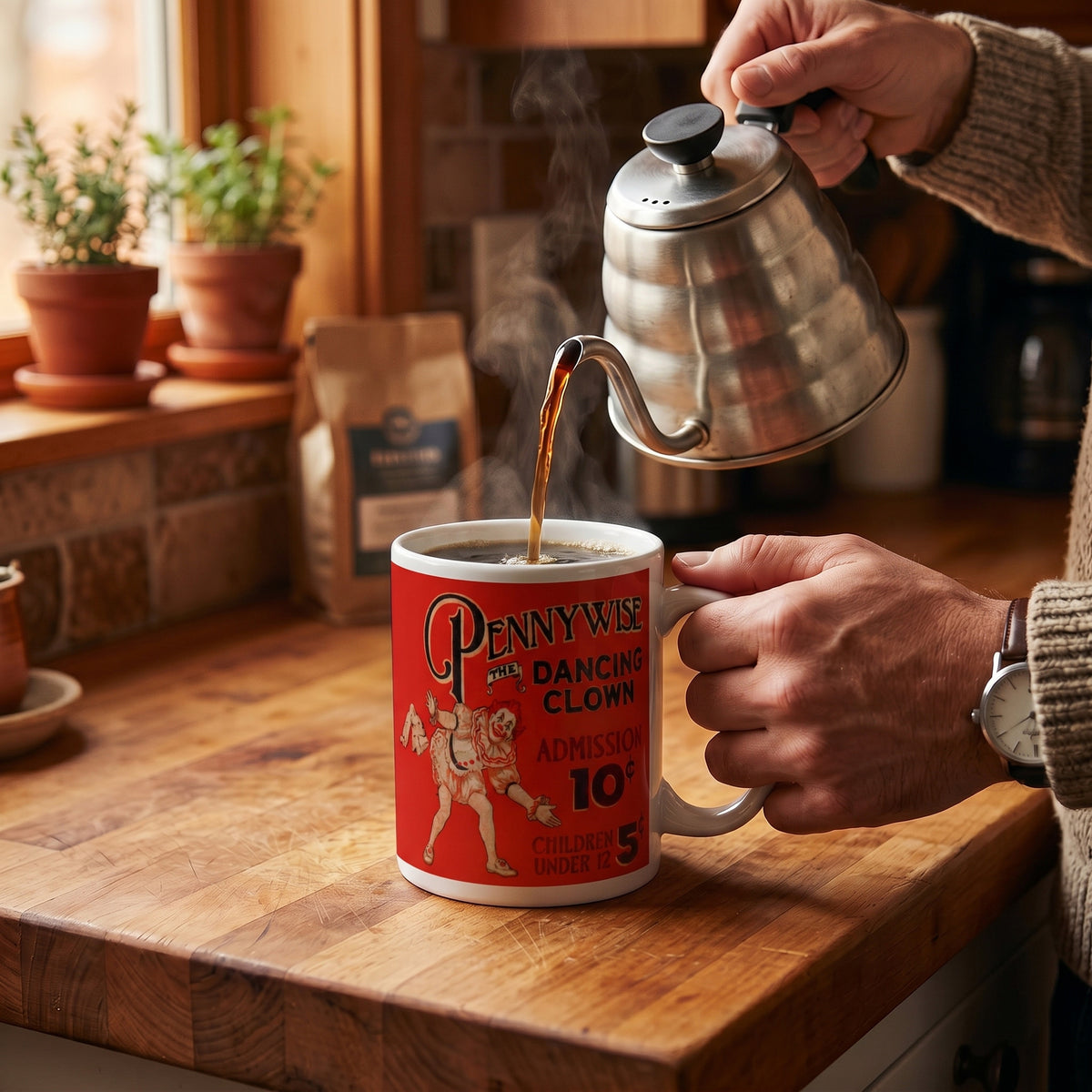 Bienvenue à Derry - Mug en céramique Pennywise le clown dansant (11 oz)