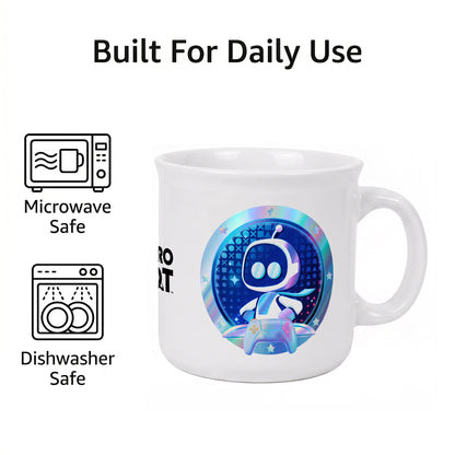 Astro Bot - Badge Astro - Mug de camping 20 oz