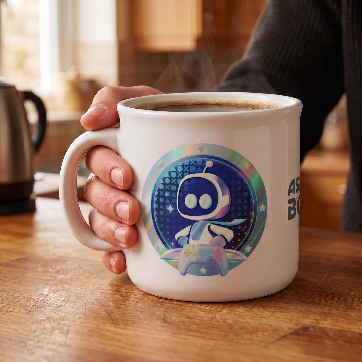 Astro Bot - Badge Astro - Mug de camping 20 oz