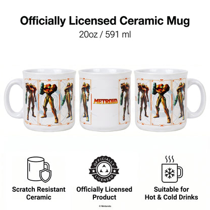 Metroid - Samus Poses - 20 Oz Camper Mug