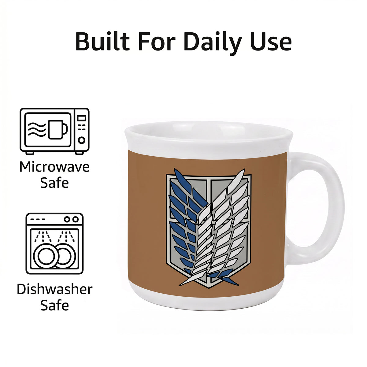 Attack on Titan - Scout's Emblem - 20 Oz Camper Mug