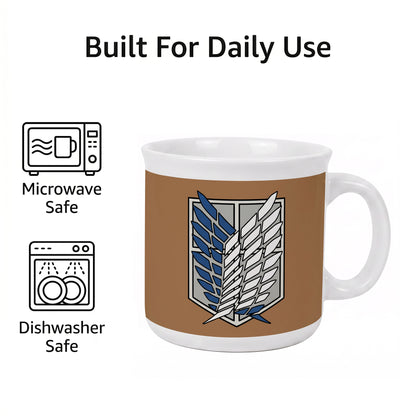 Attack on Titan - Scout's Emblem - 20 Oz Camper Mug