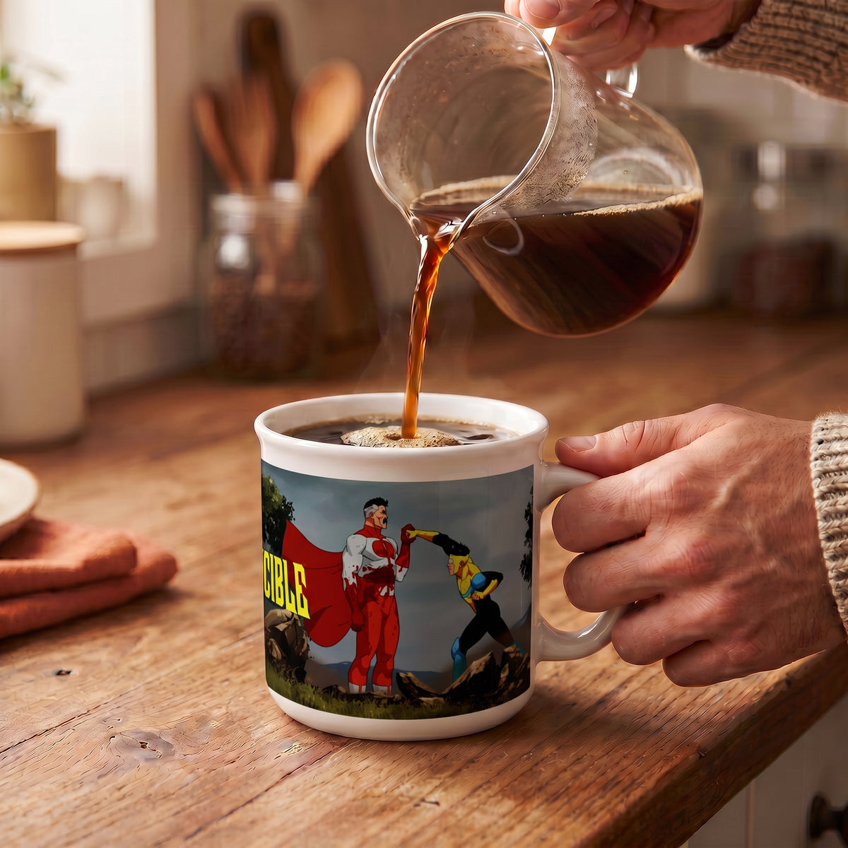 Invincible - Invincible & Omni-Man - 20 oz Camper Mug