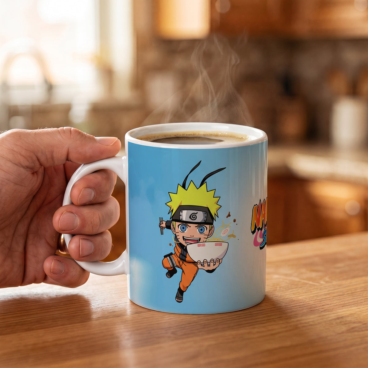 Naruto Shippuden - Chibi Naruto - Naruto Ramen Bowl - 20 oz Mug