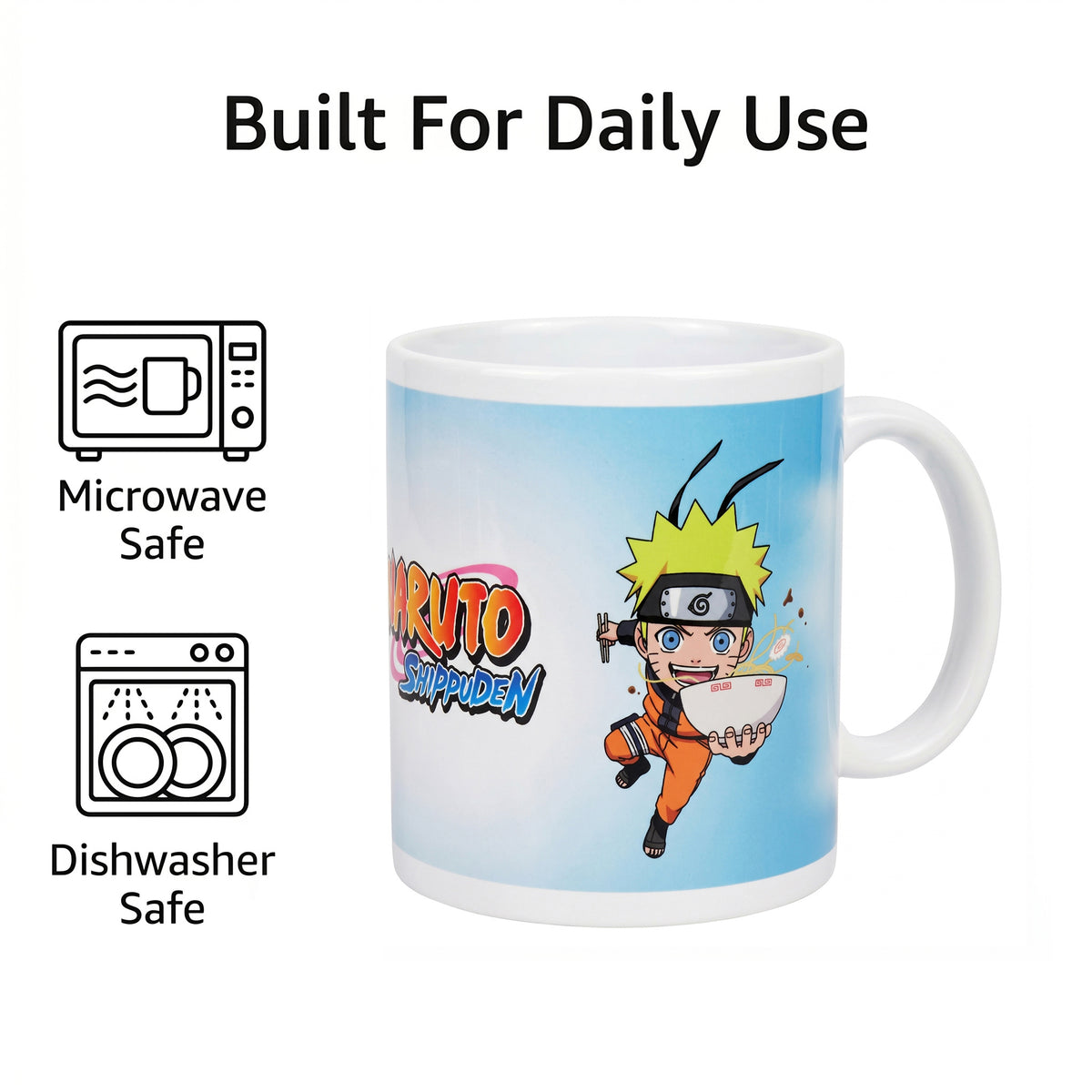 Naruto Shippuden - Chibi Naruto - Naruto Ramen Bowl - 20 oz Mug