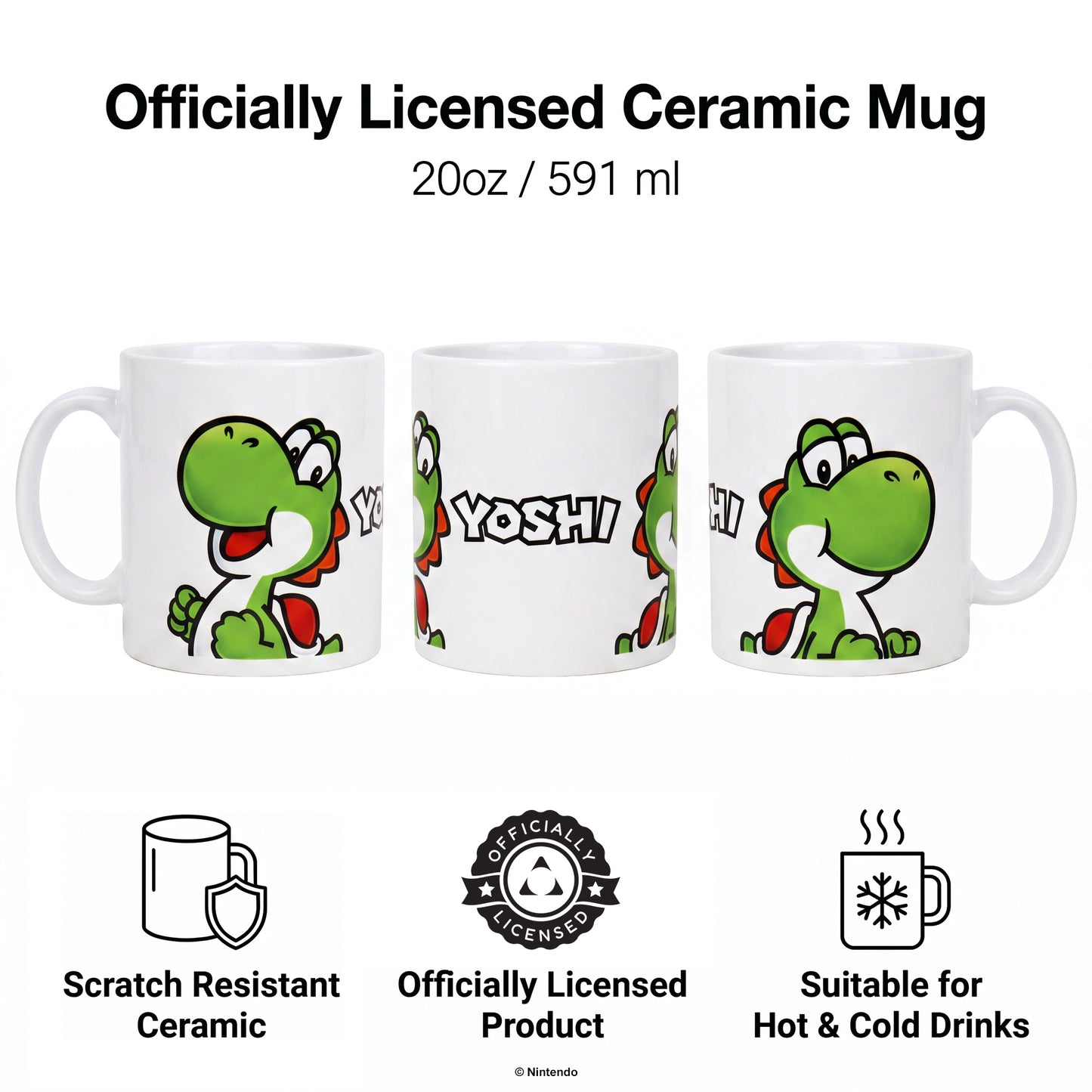 Super Mario - Yoshi - 20 oz Mug