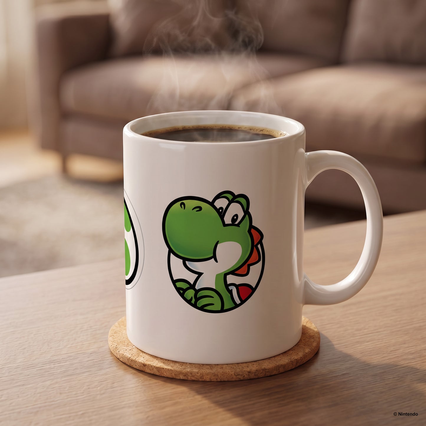 Super Mario - Yoshi Port & Icon - 20 oz Mug