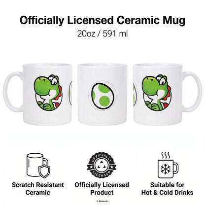 Super Mario - Yoshi Port & Icon - 20 oz Mug