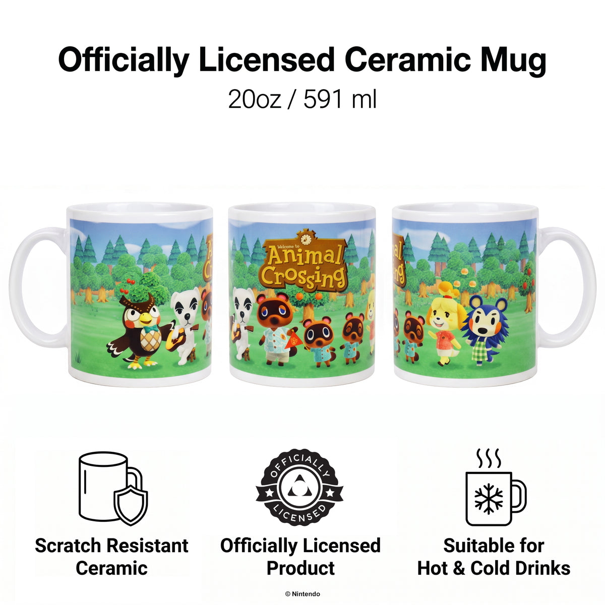 Animal Crossing - NH - Lineup - 20 oz Mug