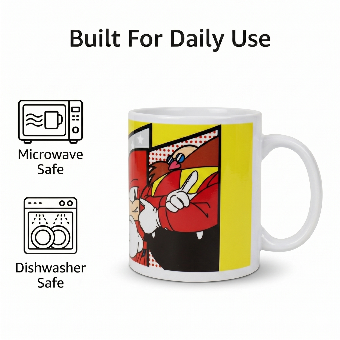 Sonic - Roster Cylinder Ceramic Mug (20oz)