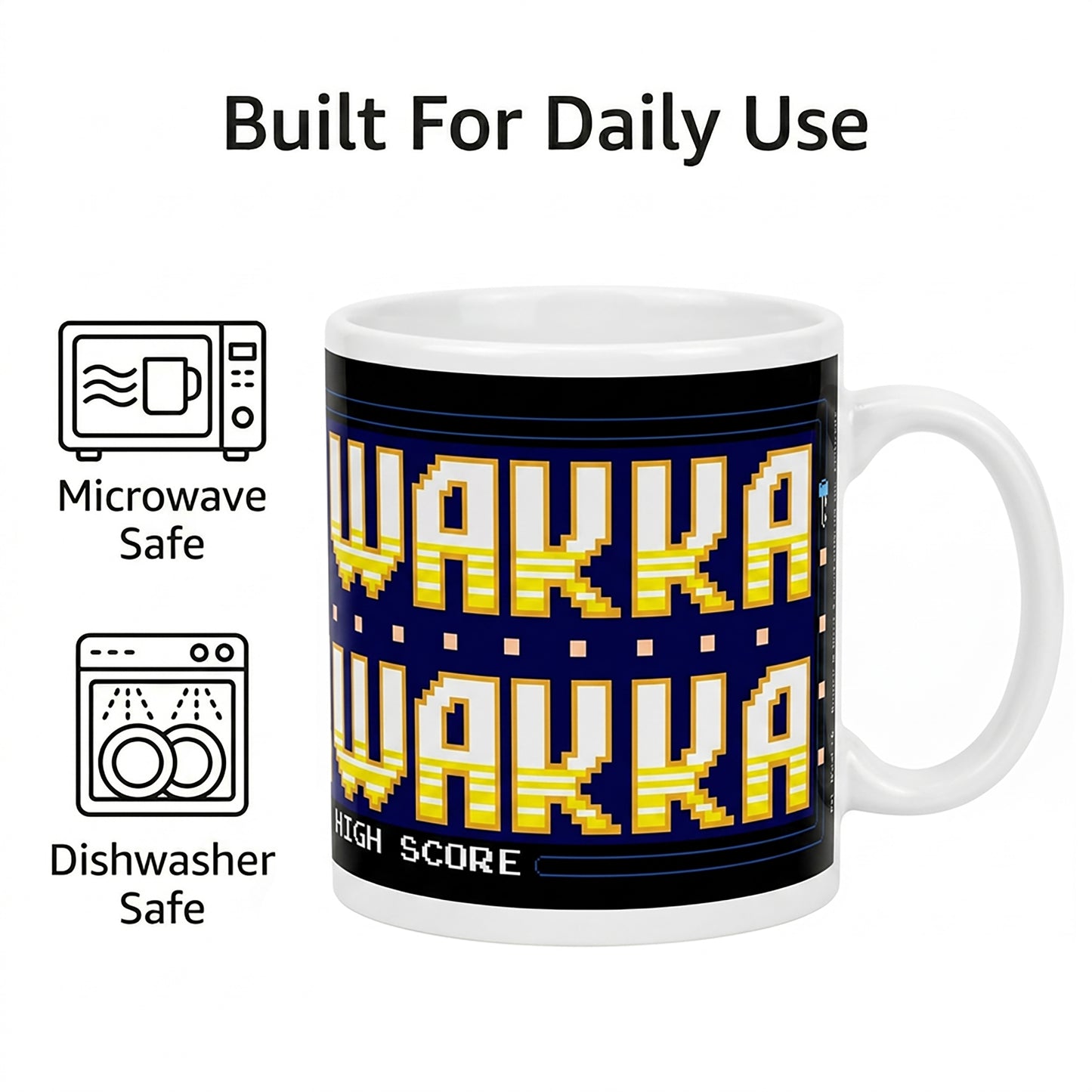 Pac-Man - Man - Wakka Wakka - 20 oz Mug