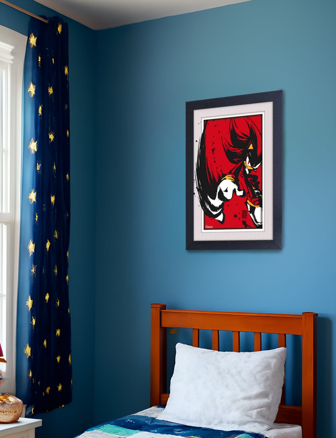 Sonic the Hedgehog™: Shadow Framed Poster (11x17) - Official SEGA Wall Art - alternate angle