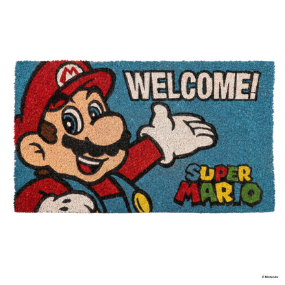 Super Mario™: Mario "Welcome" Doormat (29x17)