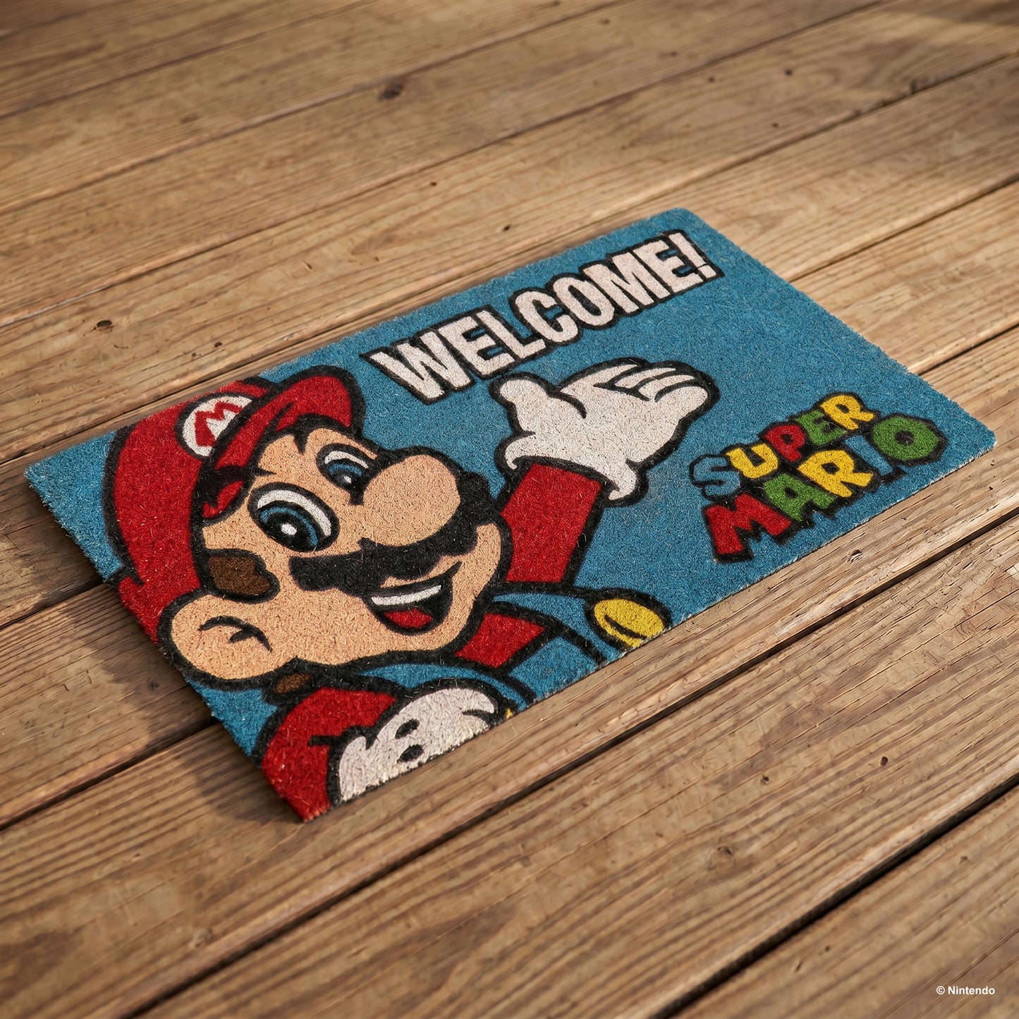 Super Mario™: Mario "Welcome" Doormat (29x17)