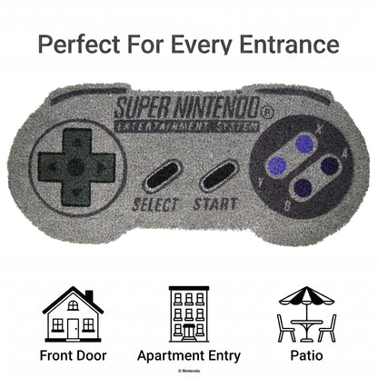 Nintendo - SNES Controller Shaped - 13x19" Doormat